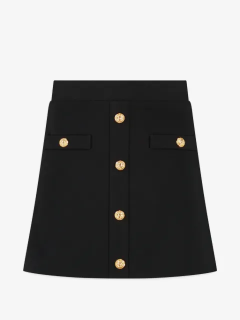 Balmain Kids falda con detalle de botones
