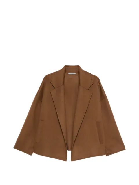 Alberta Ferretti oversized-lapel jacket