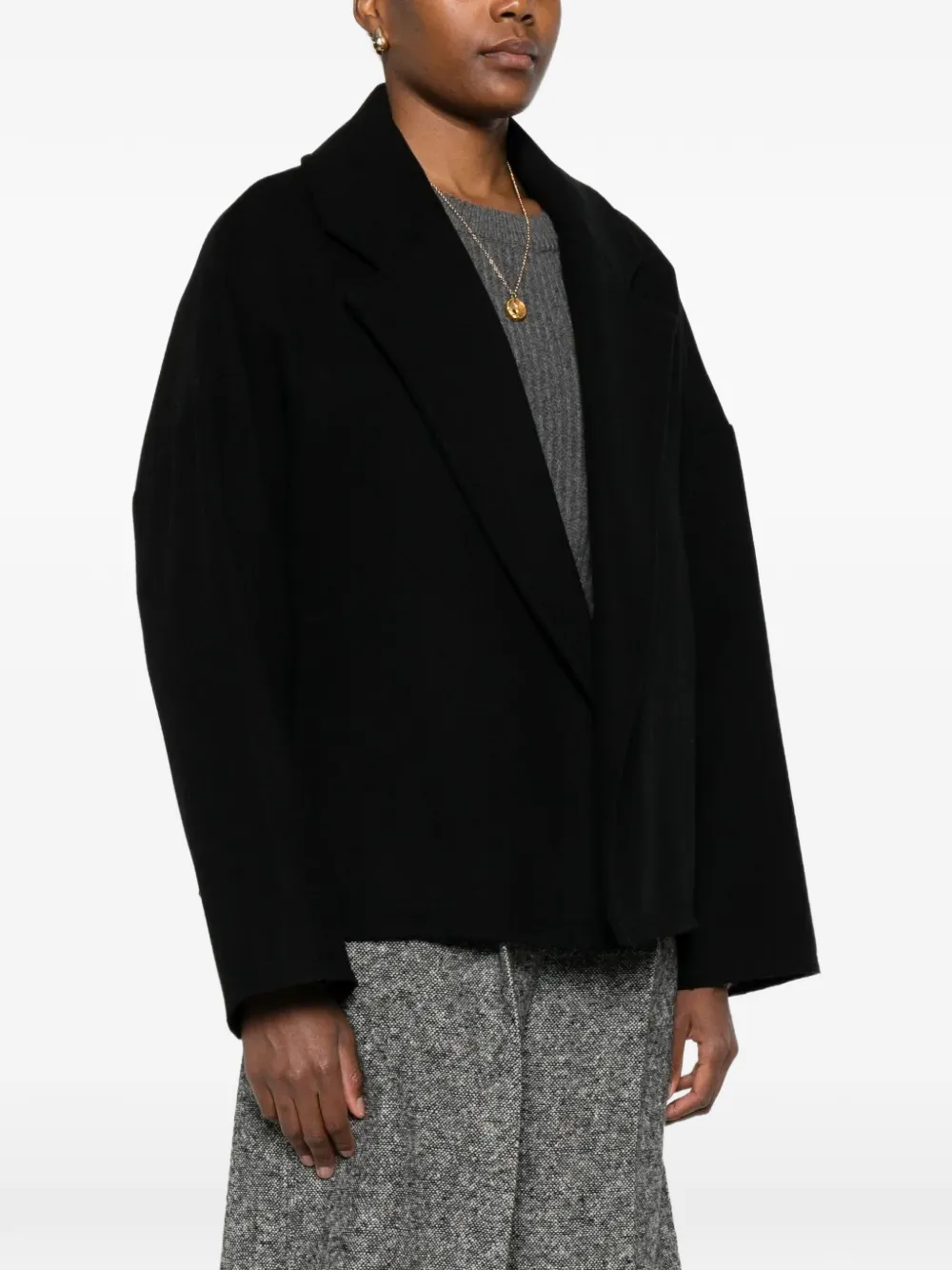  Alberta Ferretti Long-sleeve Jacket - Black 