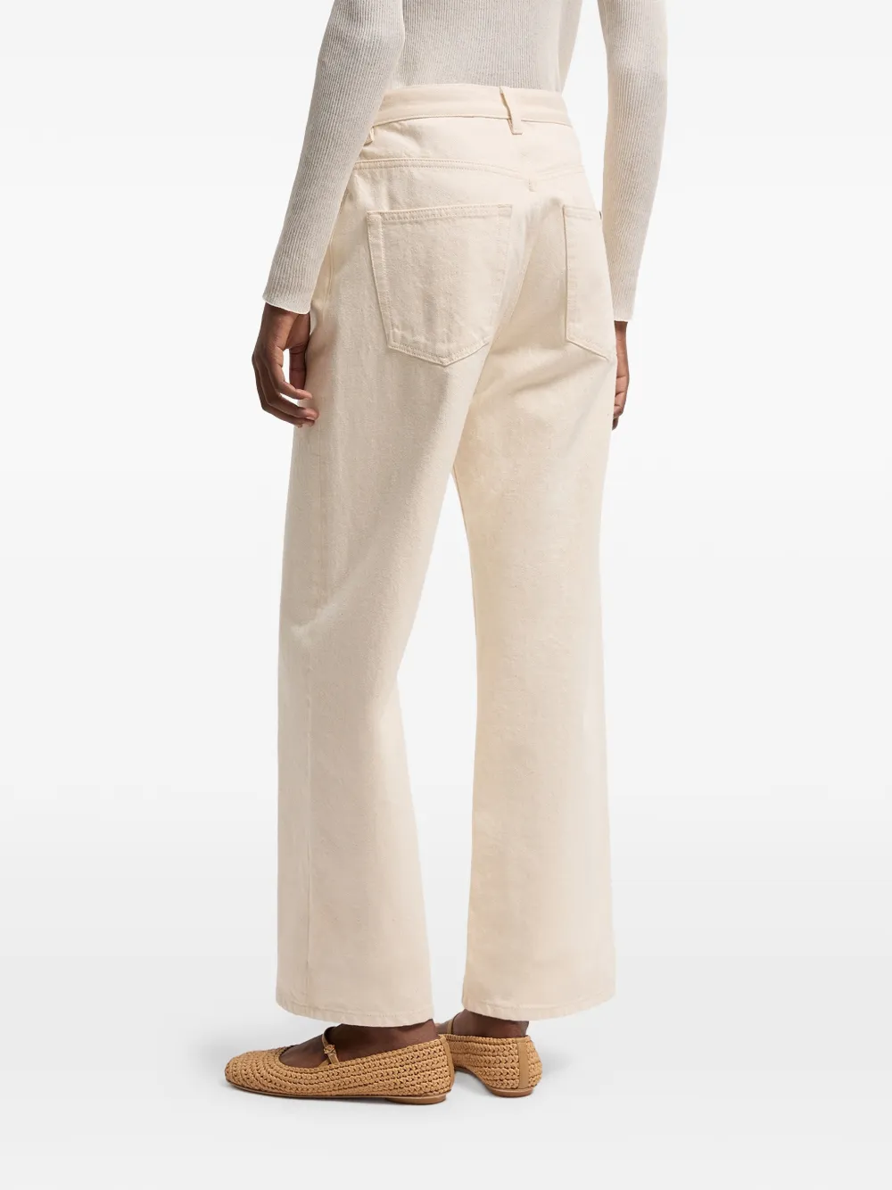  Moncler Belt-loop Trousers - Neutrals 