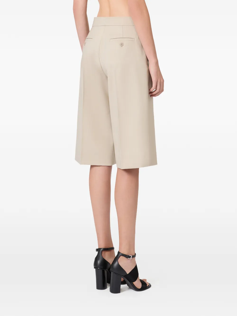  Max Mara Pleated Shorts - Neutrals 