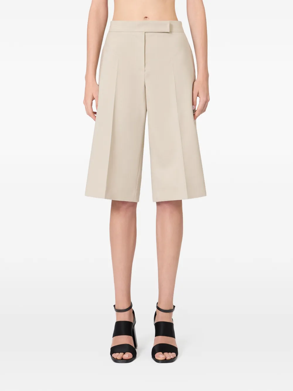  Max Mara Pleated Shorts - Neutrals 