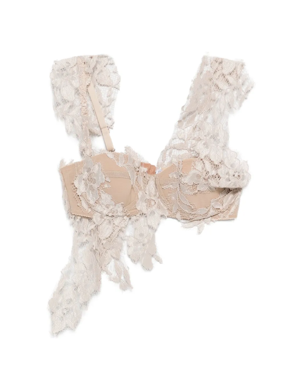Giuseppe Di Morabito floral-lace top - Toni neutri