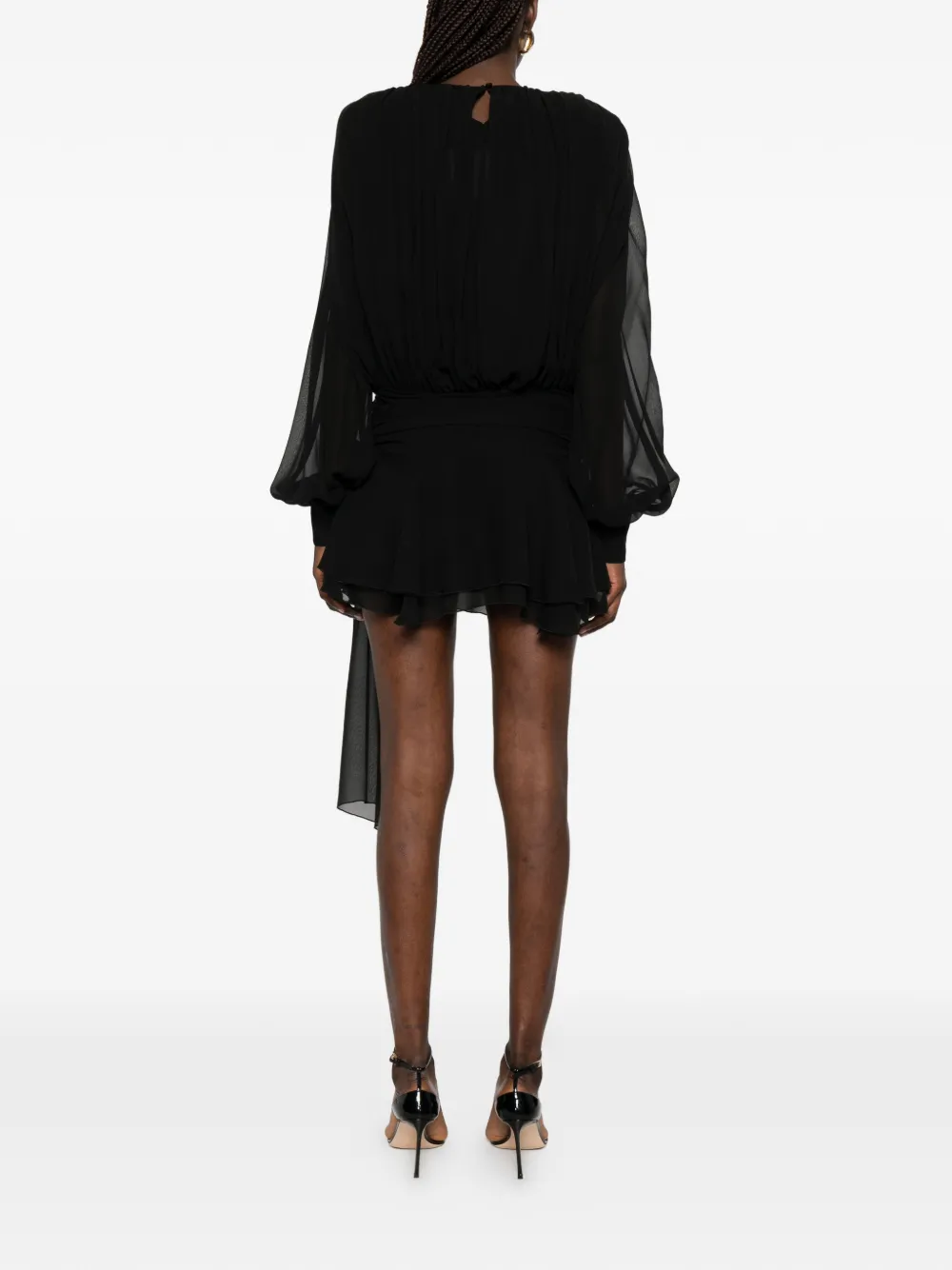 Giuseppe Di Morabito Mini-jurk met lange mouwen Zwart