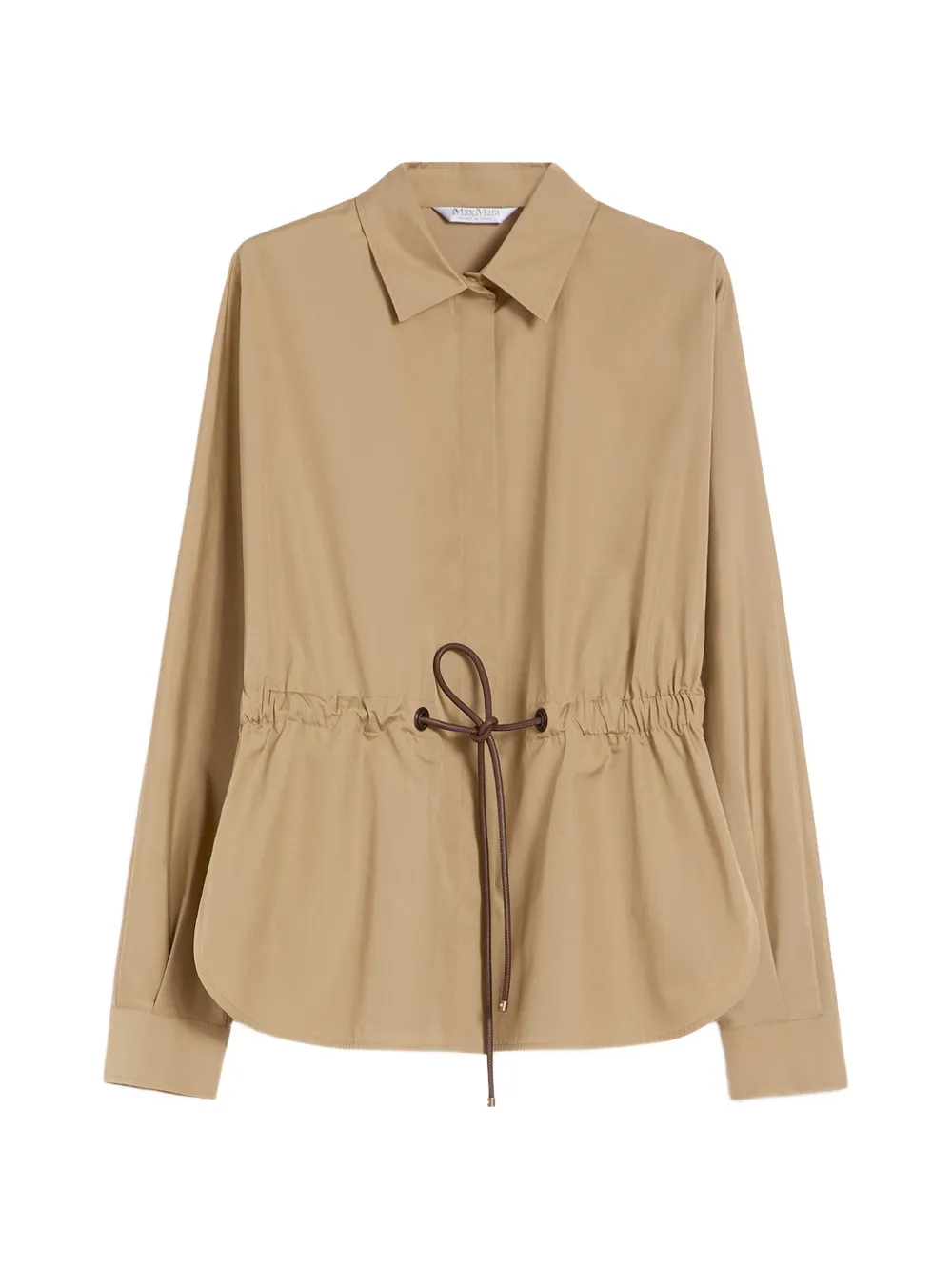 Max Mara drawstring shirt - Neutrals