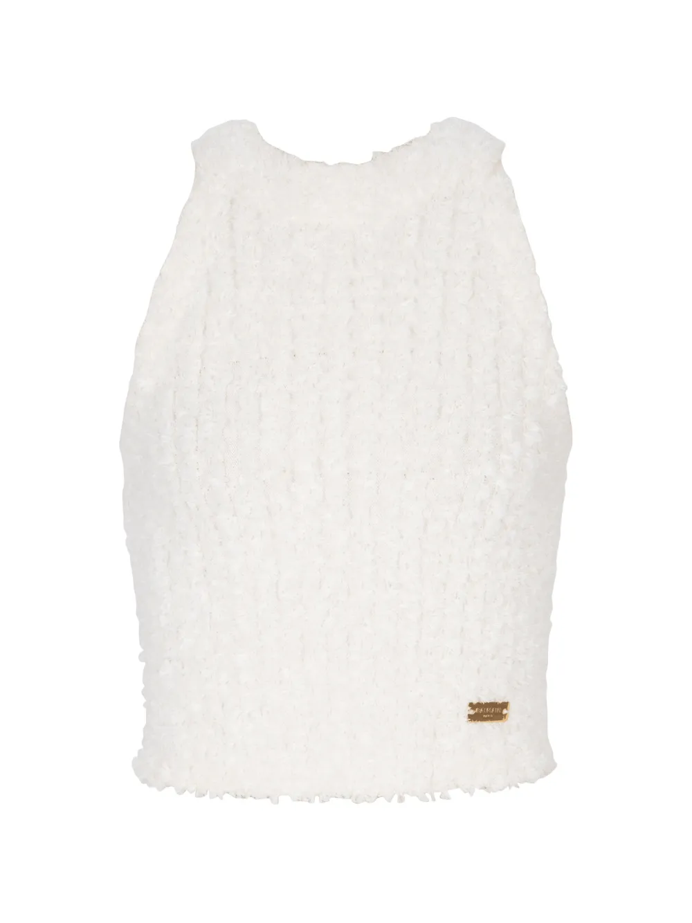 Balmain Top smanicato - Bianco