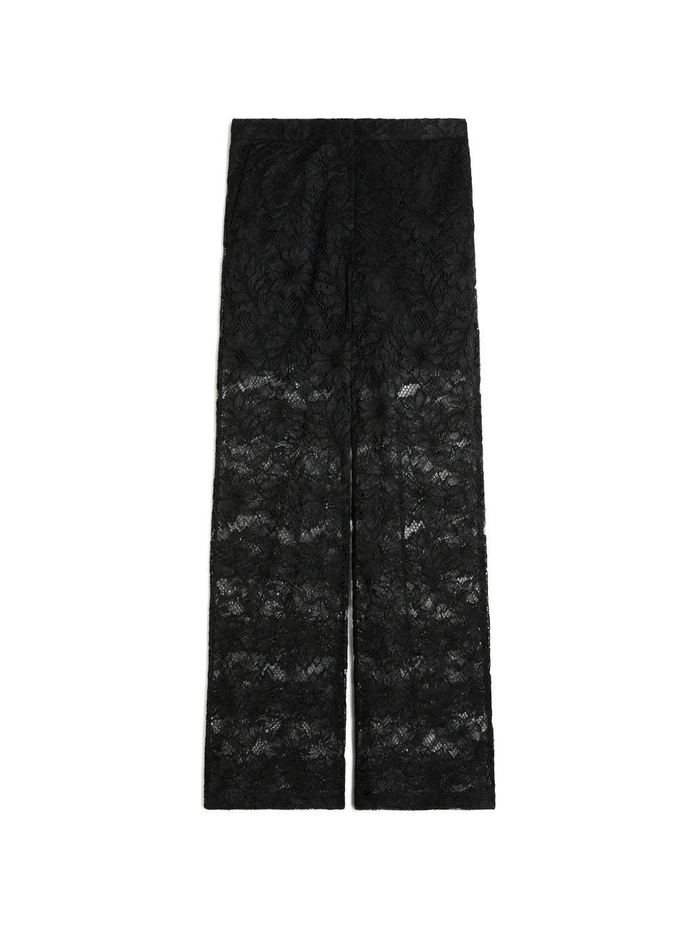Sportmax Pantaloni a fiori - Nero