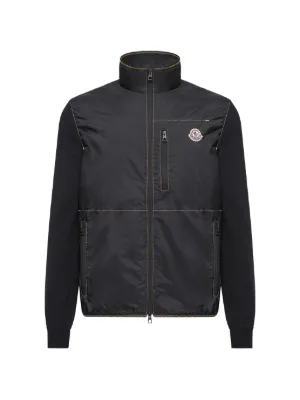 Moncle フーデッドナイロンジャケット 黒 Moncler フーデッド ジャケット | ブラック | FARFETCH JP