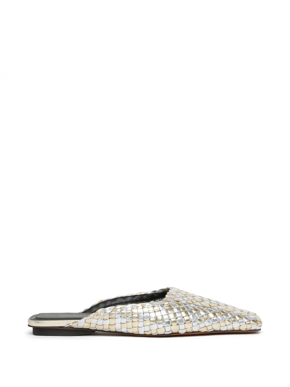 Stella McCartney Geweven sandalen Goud