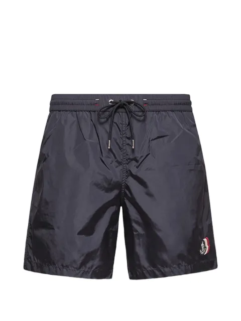 Moncler logo-patch swim shorts