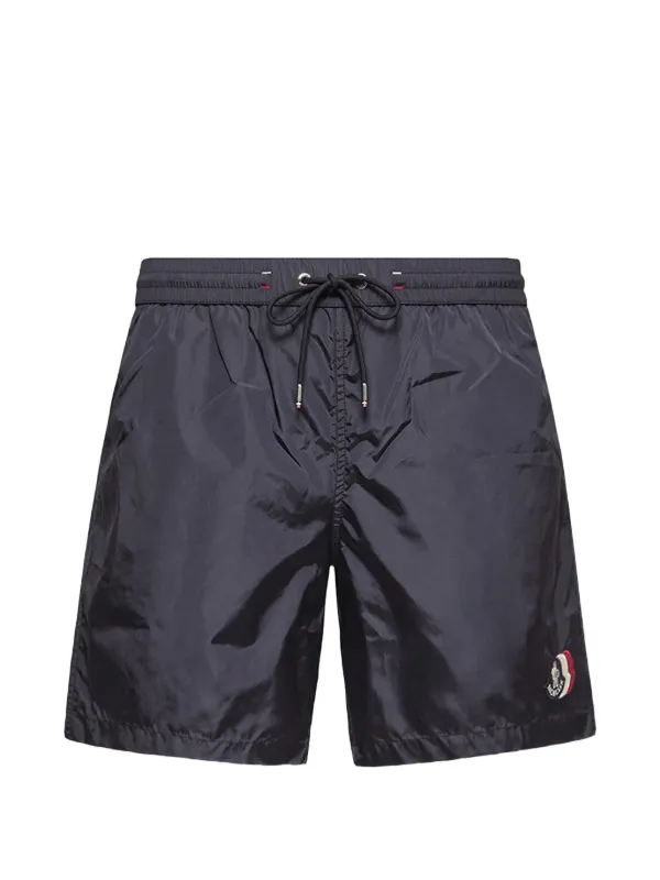 Moncler ロゴ トランクス水着 | ブルー | FARFETCH JP