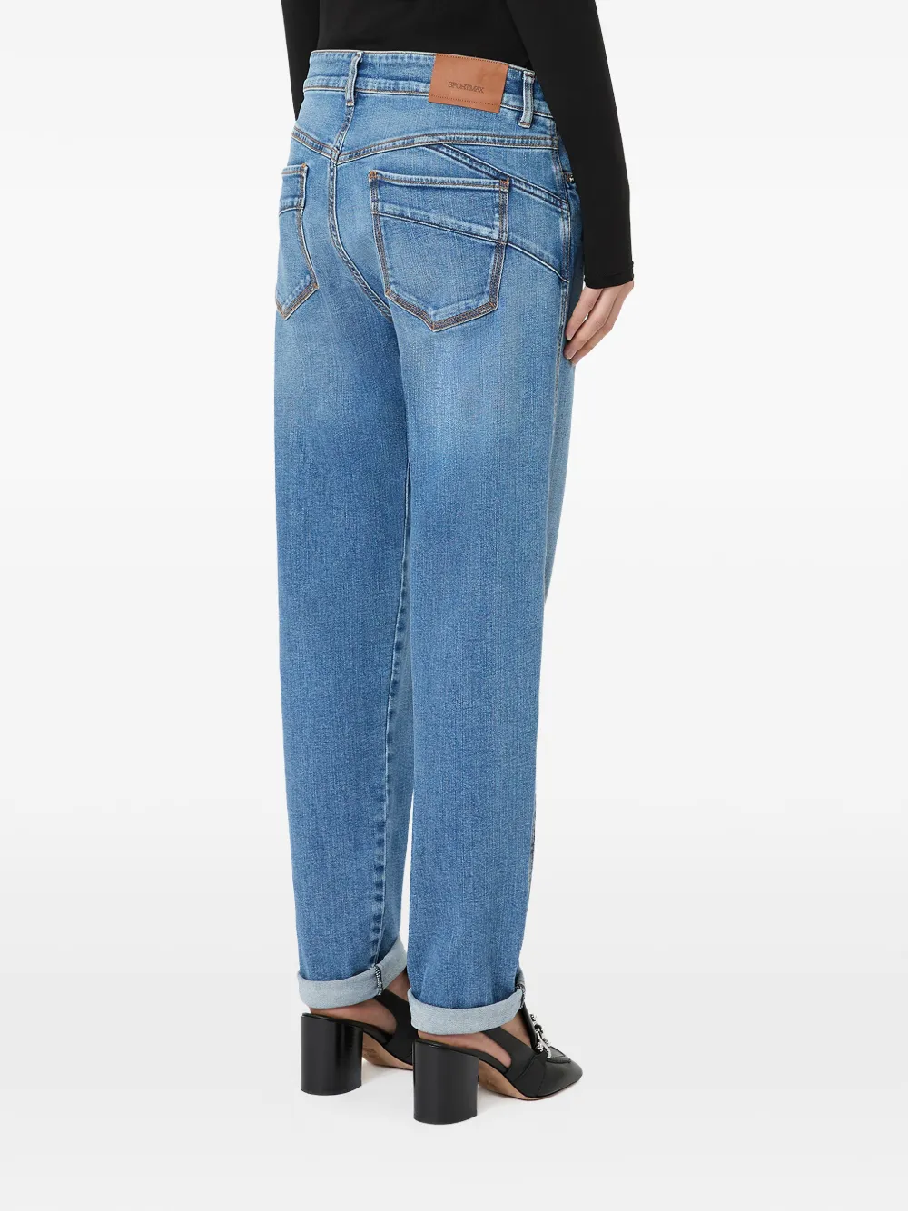 Sportmax Jeans met vijf zakken Blauw