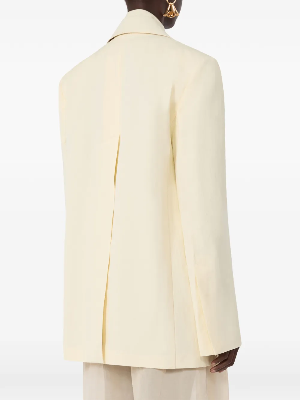  Sportmax Flap-pocket Blazer - Yellow 