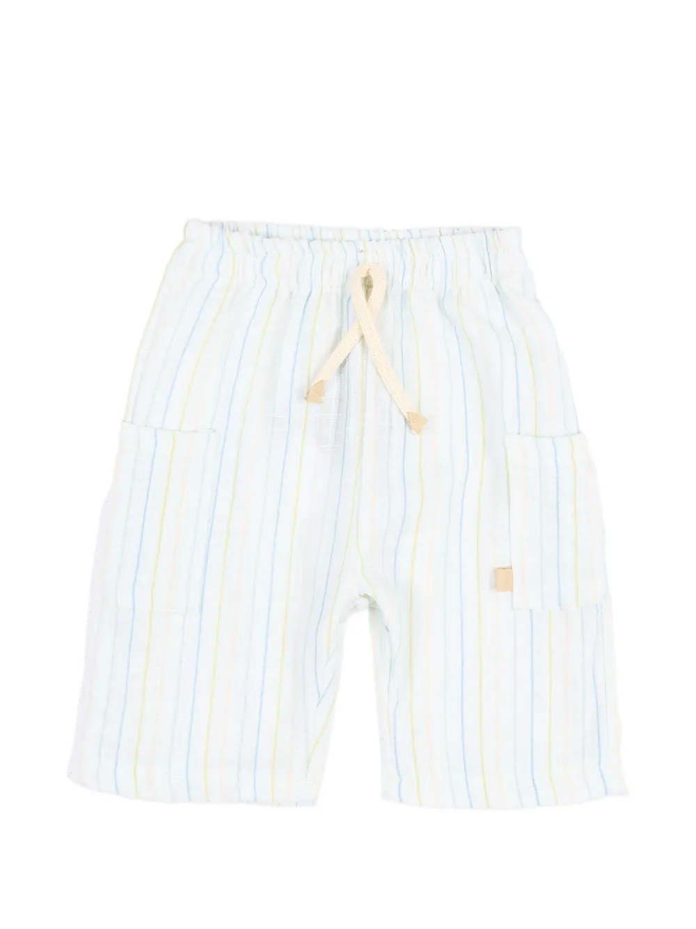 Bamboom striped shorts - Bianco