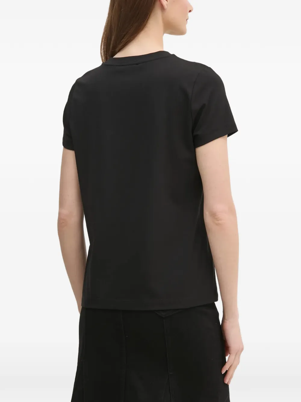 DKNY logo-print T-shirt Zwart