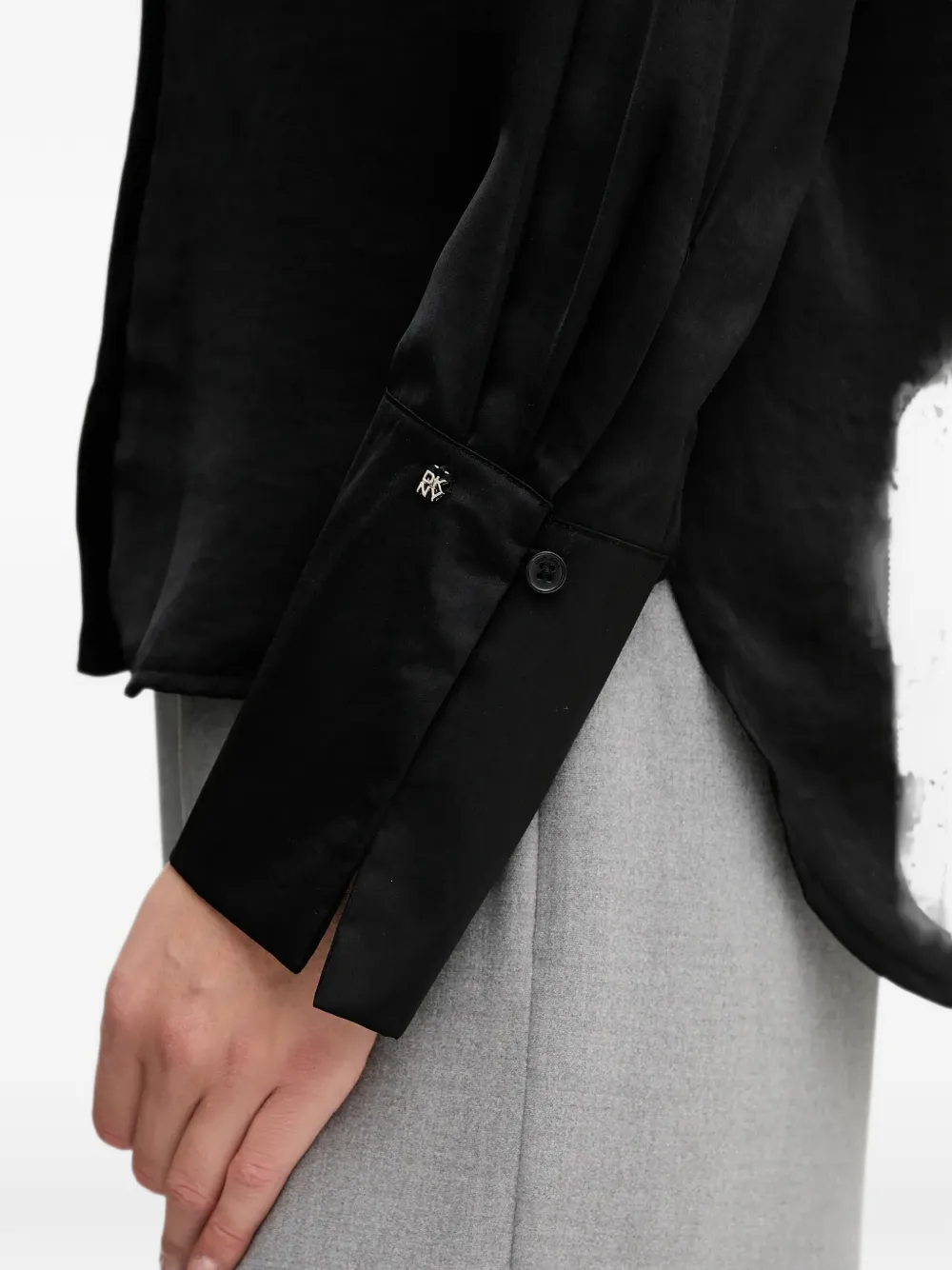 DKNY buttoned shirt Zwart