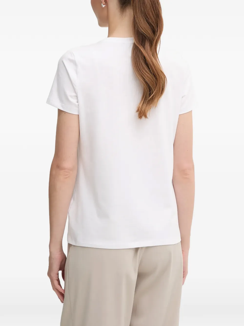 DKNY T-shirt met logoprint Wit