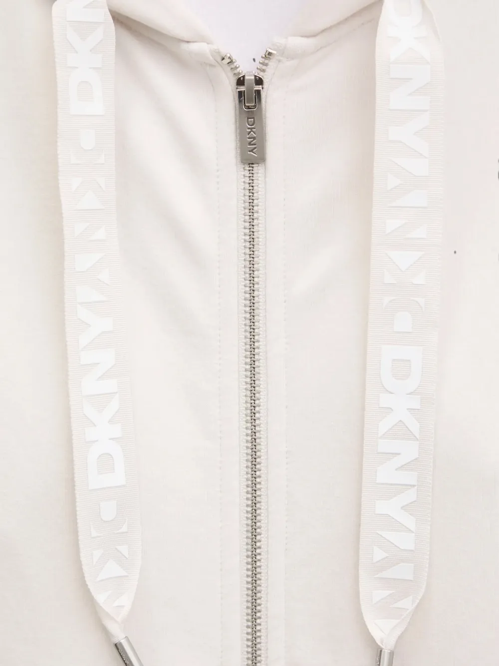 DKNY Hoodie met rits Wit