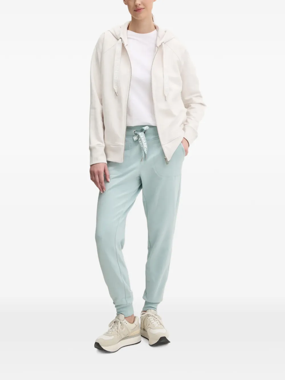 DKNY Hoodie met rits Wit