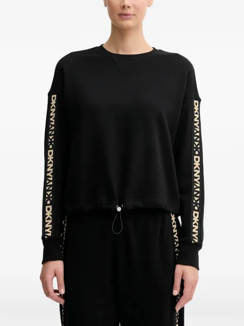 DKNY logo drawstring sweatshirt