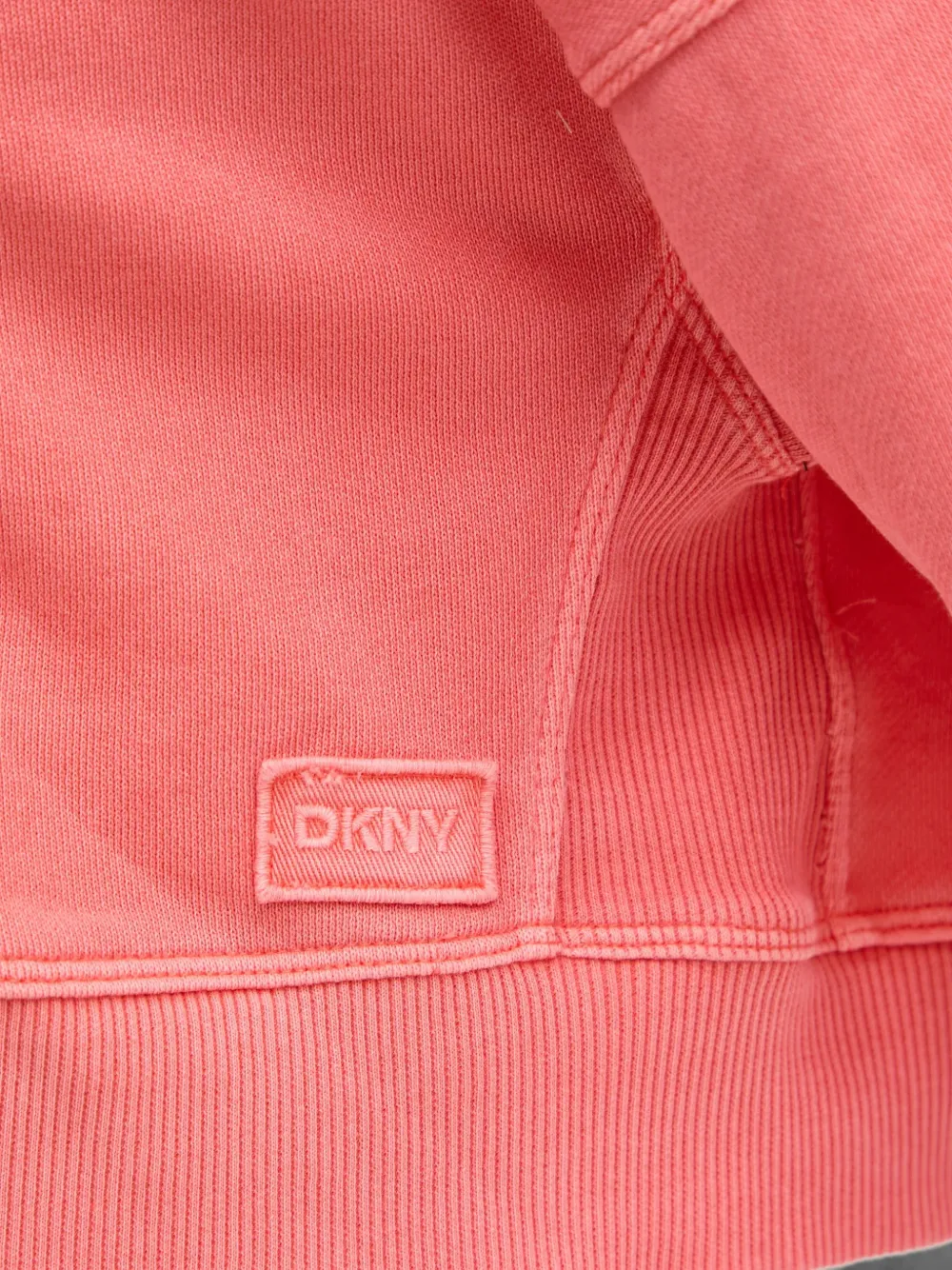 DKNY Cropped hoodie met rits Roze