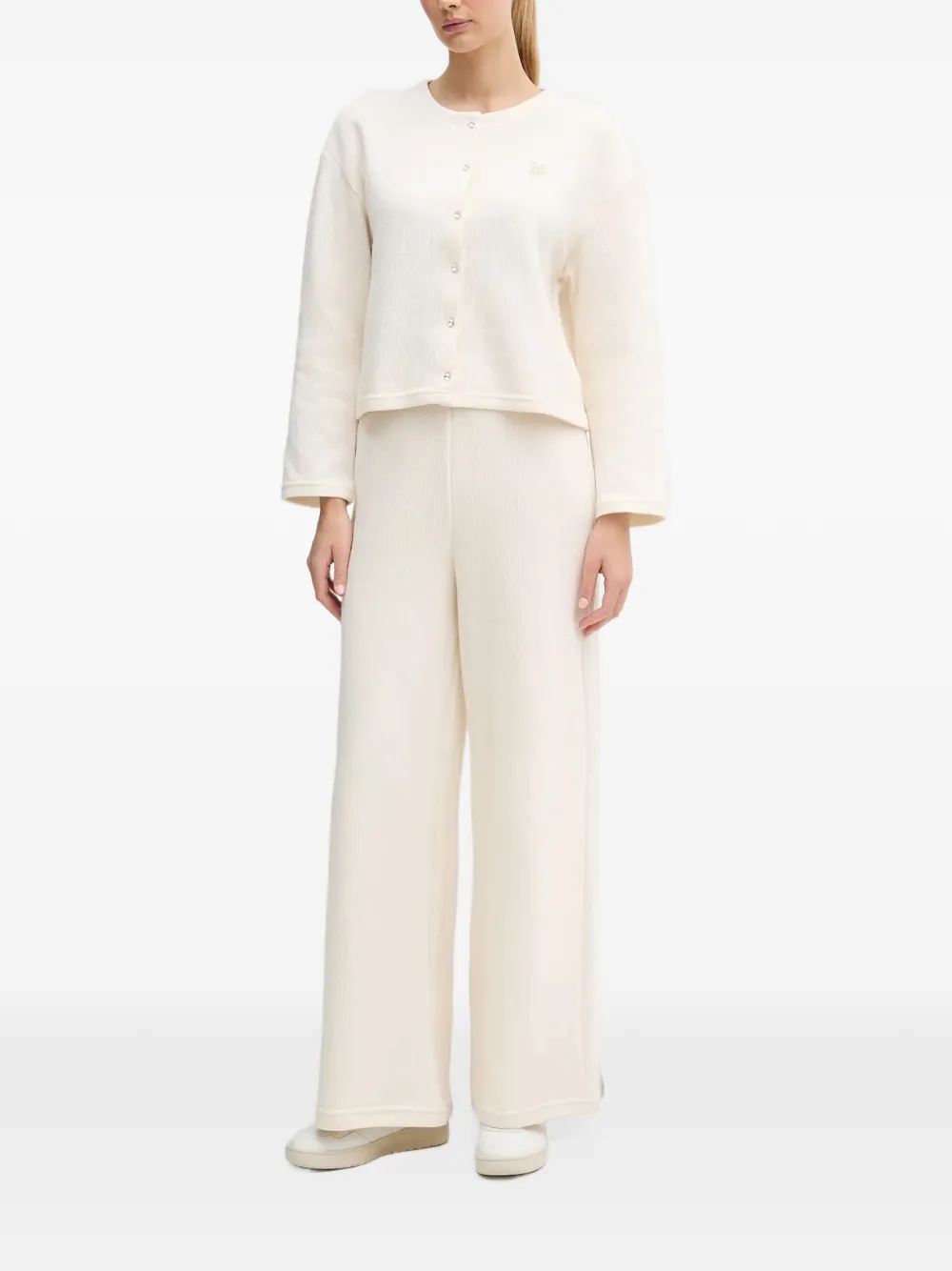 DKNY Vest met knopen Beige