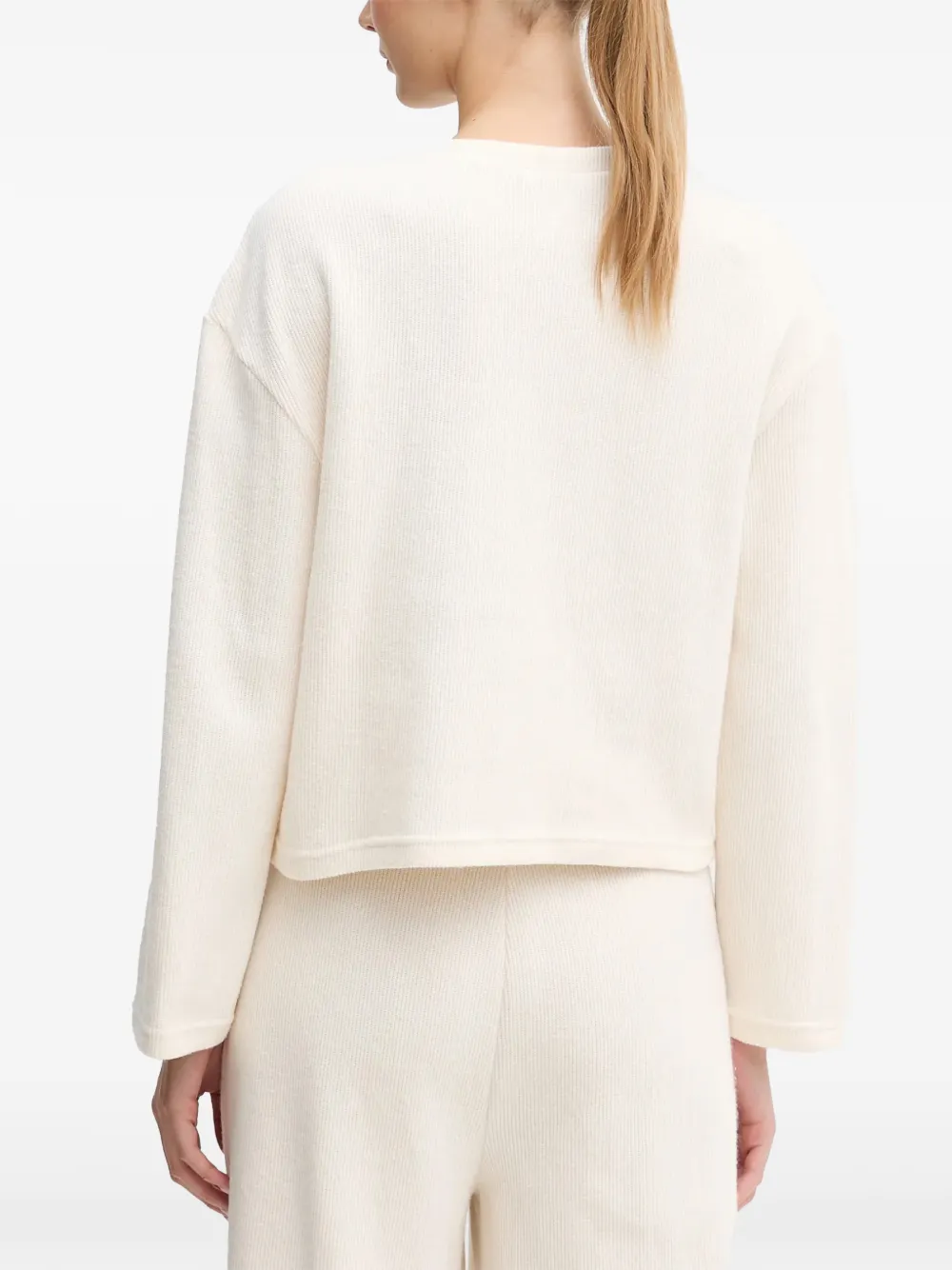 DKNY Vest met knopen Beige