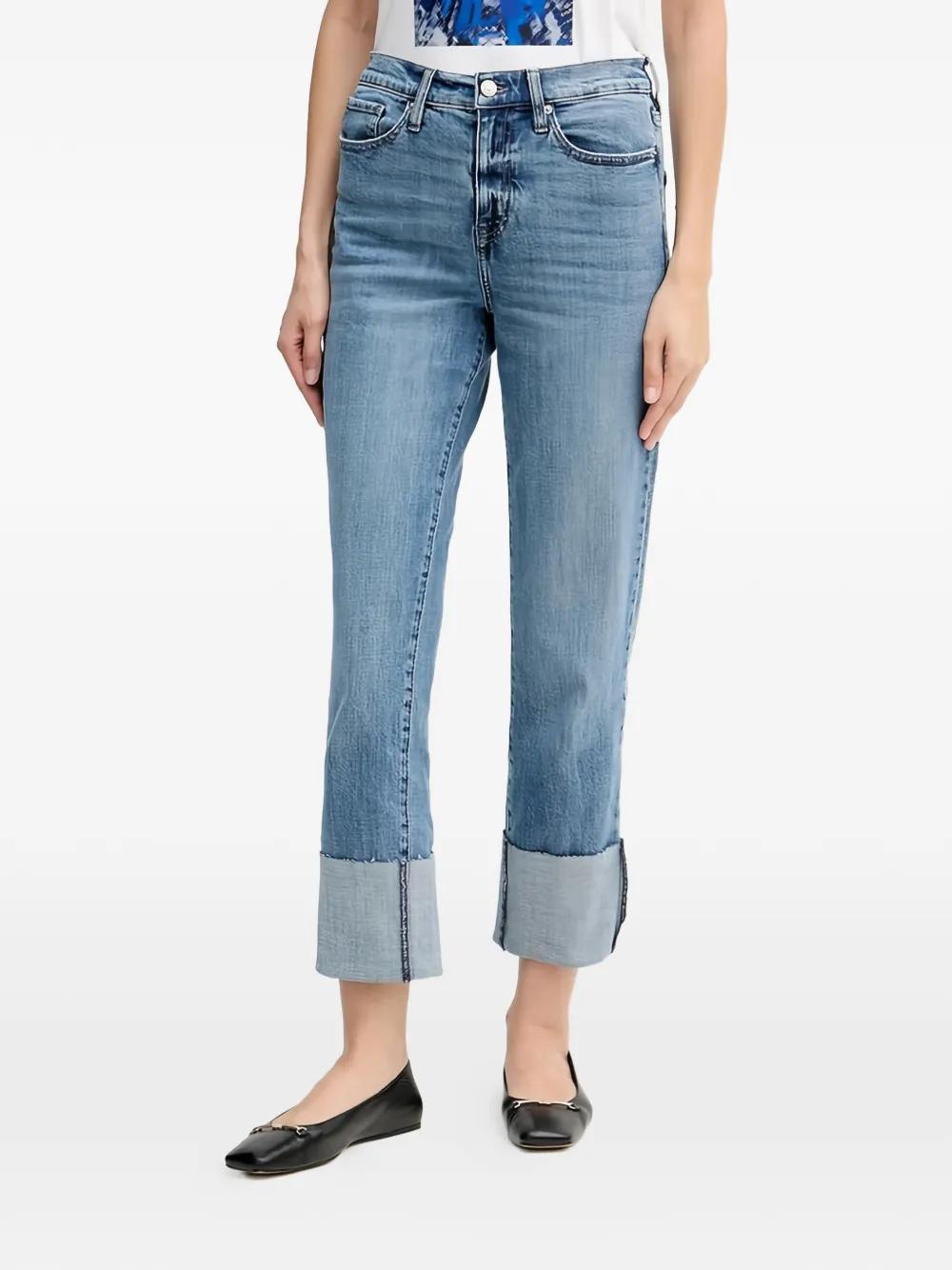 DKNY cuffed jeans - Blu