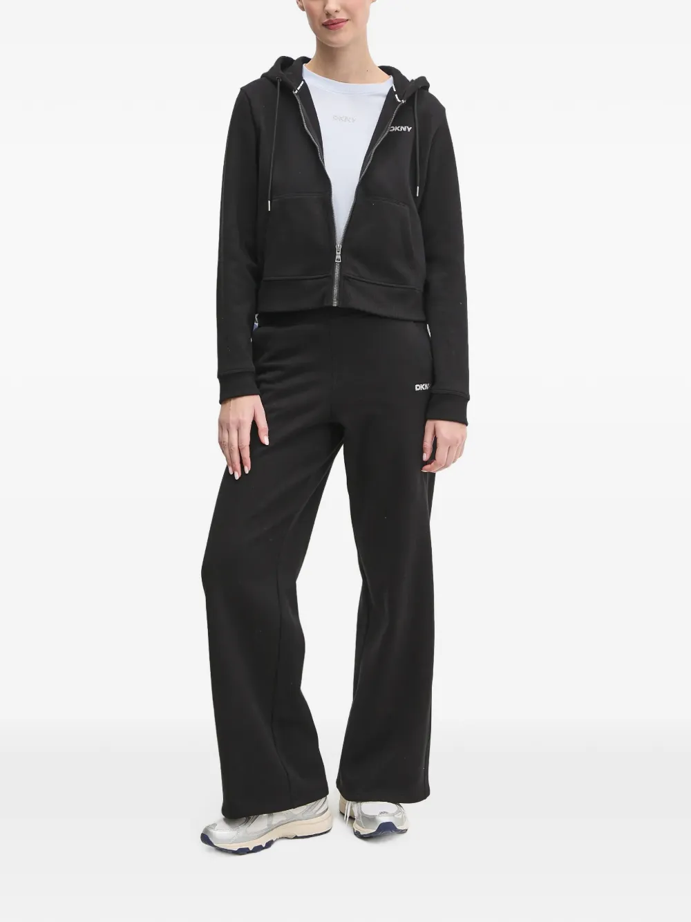 DKNY zip hoodie Zwart