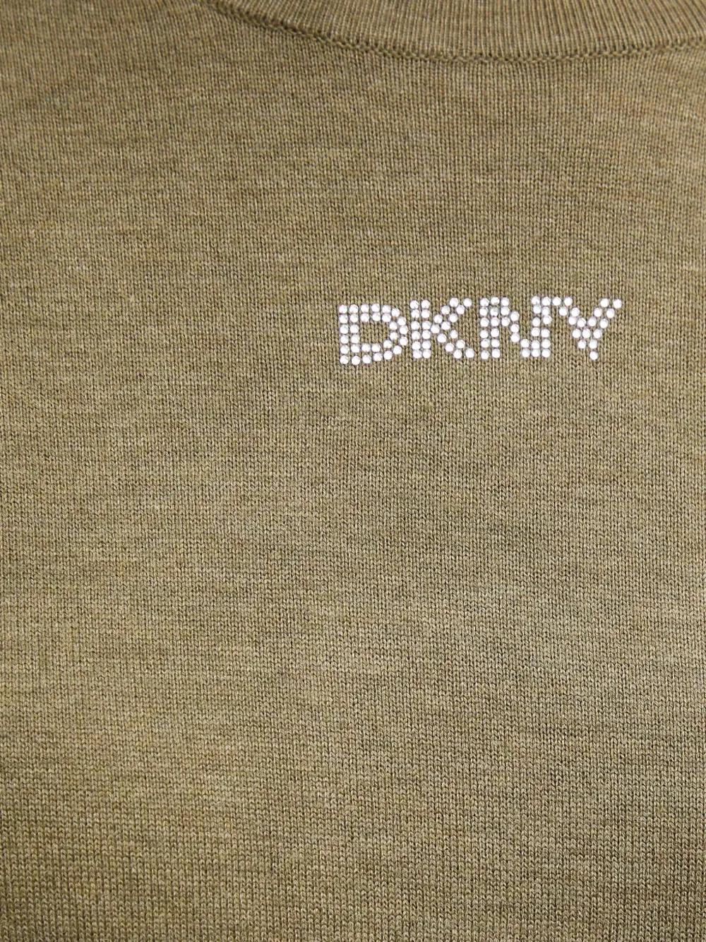 DKNY logo-detail sweater Groen