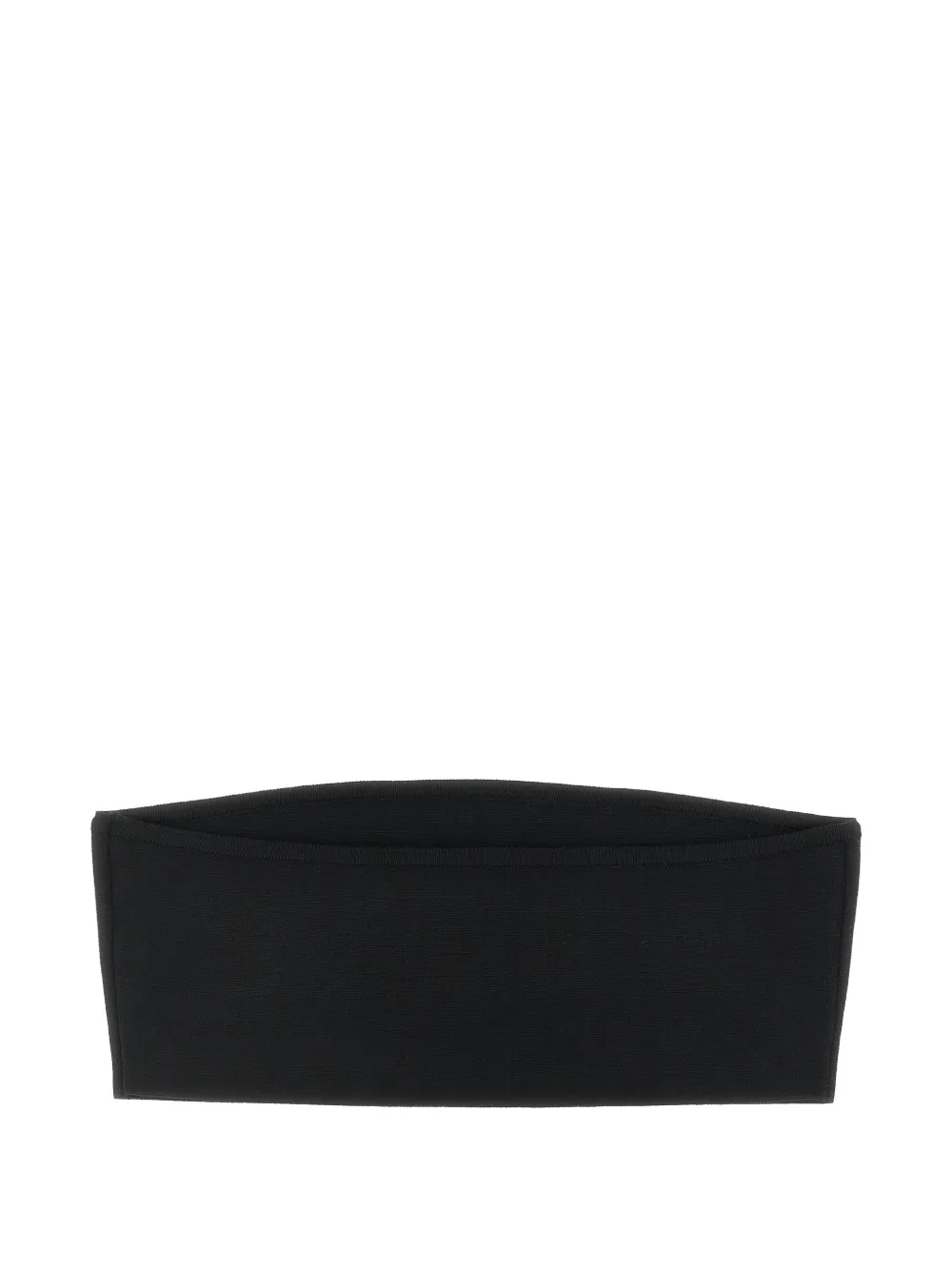  Max Mara Fabric Stitch Bandeau Bra - Black 