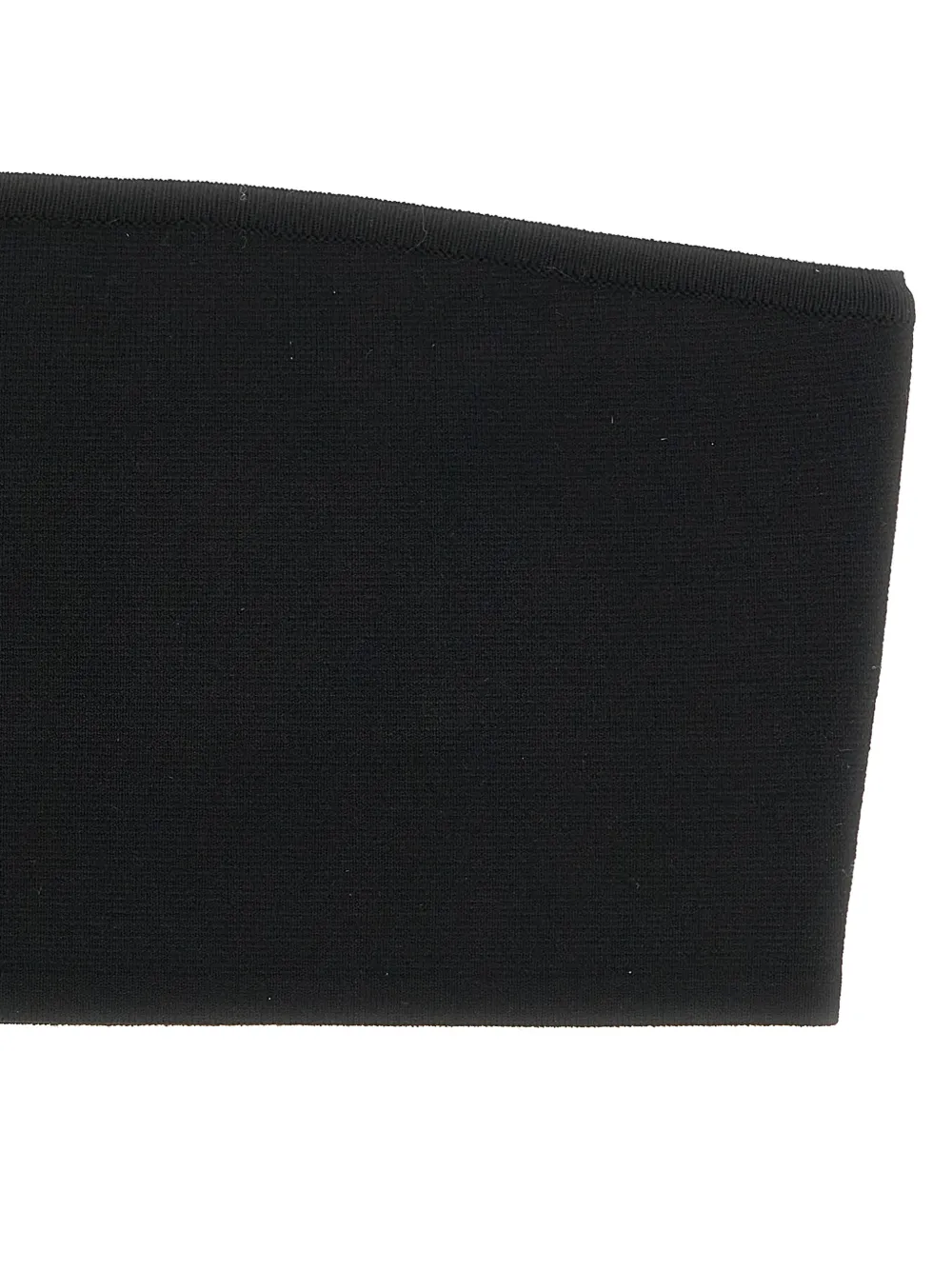  Max Mara Fabric Stitch Bandeau Bra - Black 