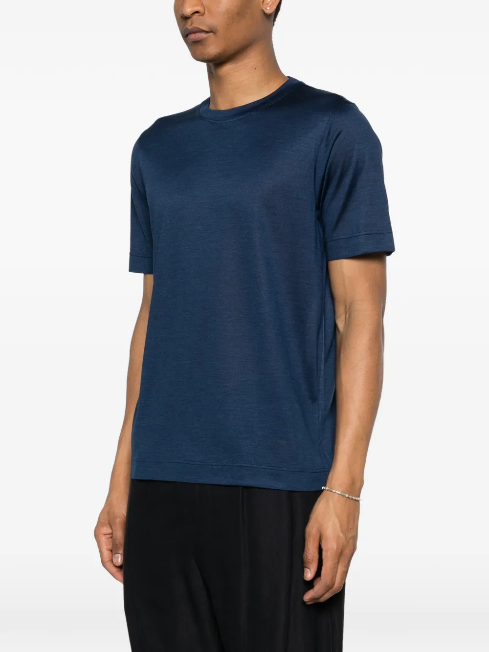  Barba Silk T-shirt - Blue 