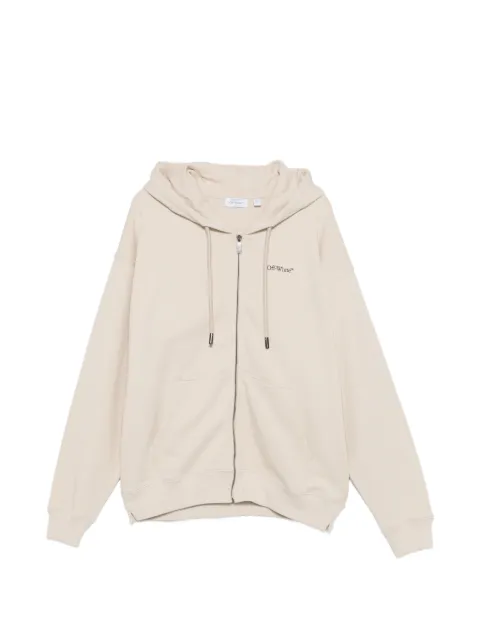Off-White hooded zip sweatshirt