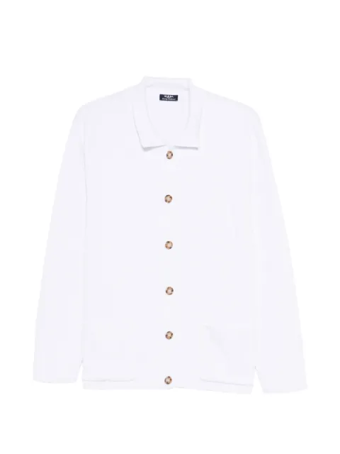 Barba buttoned cotton cardigan