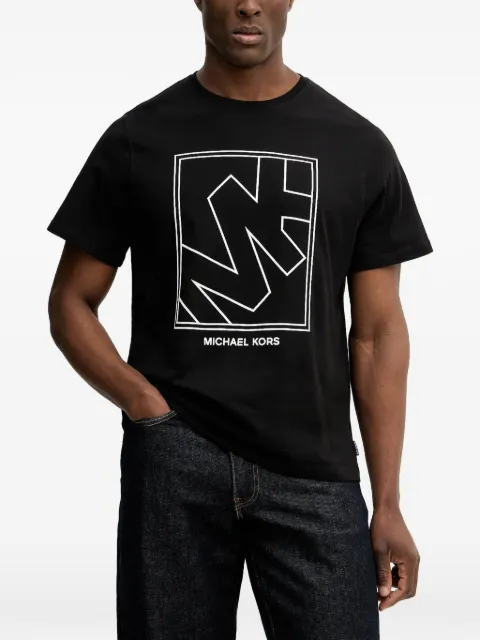 Michael Kors graphic-logo cotton T-shirt