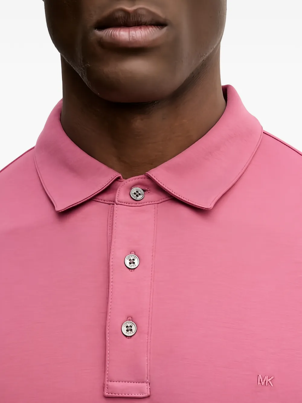 Michael Kors Poloshirt met knopen Roze