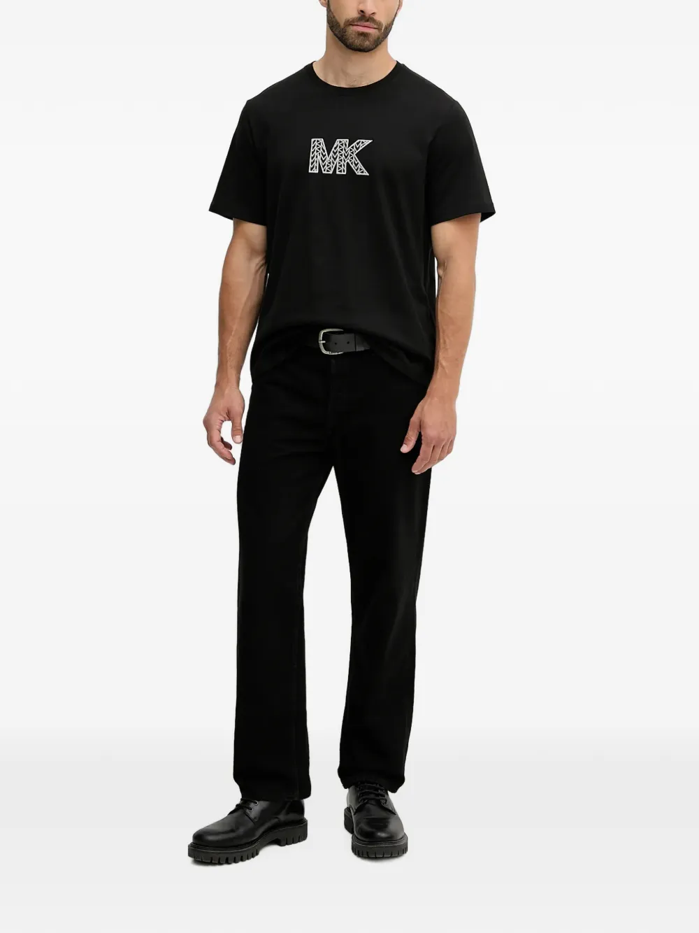 Michael Kors T-shirt met logoprint Zwart