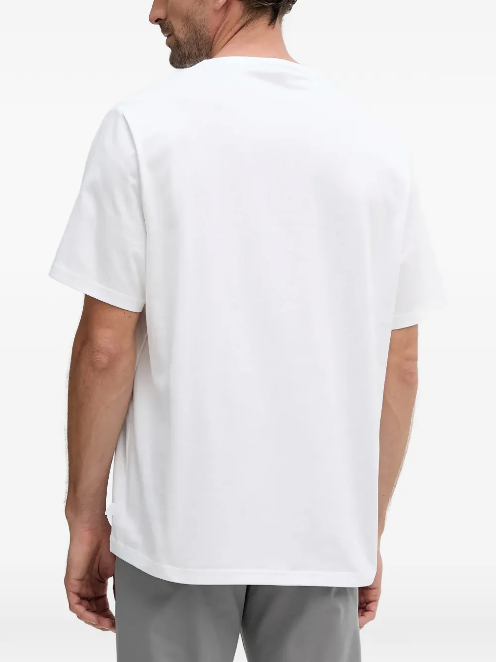 Michael Kors T-shirt met geborduurd logo Wit