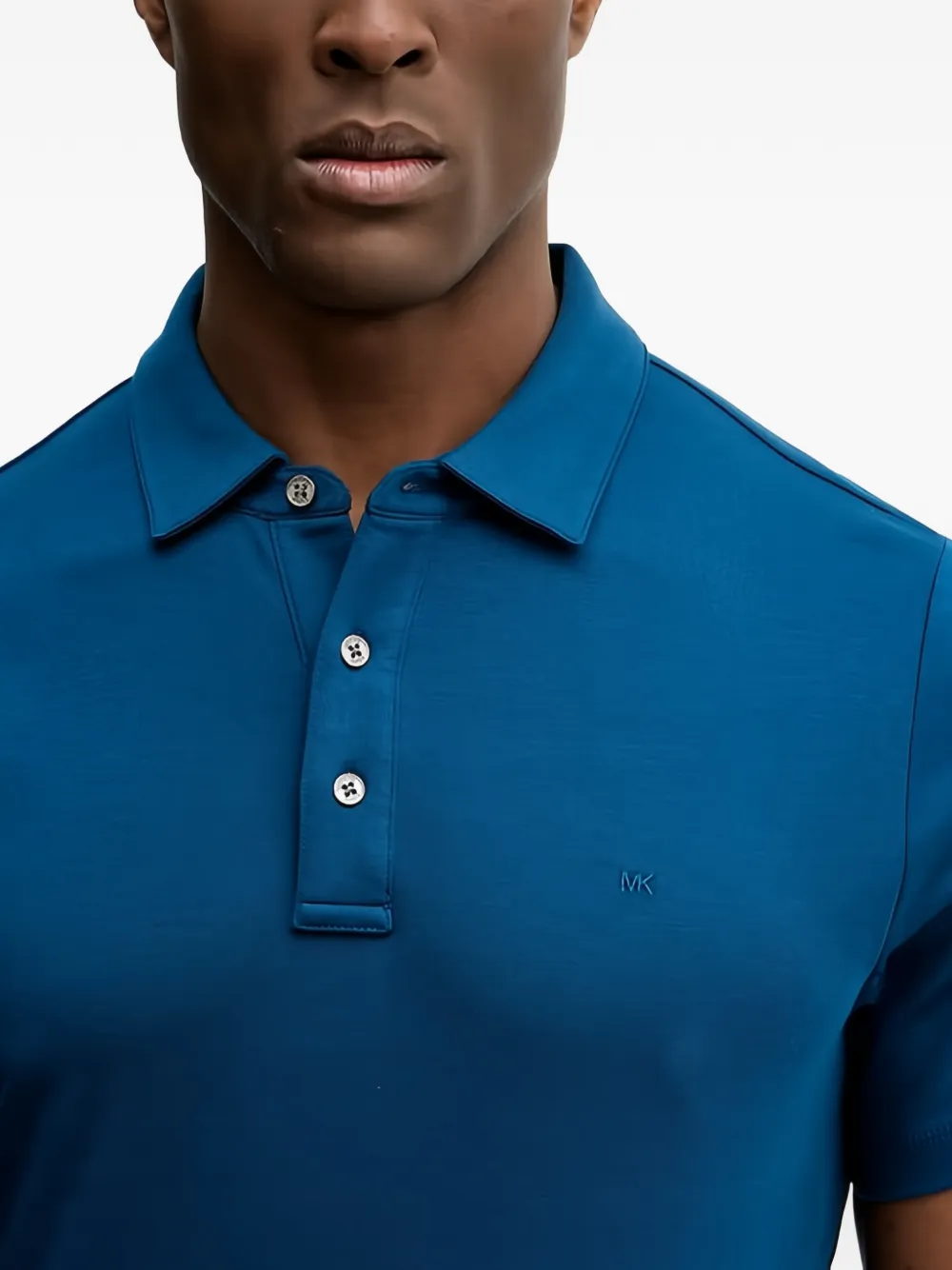 Michael Kors Poloshirt met knopen Blauw