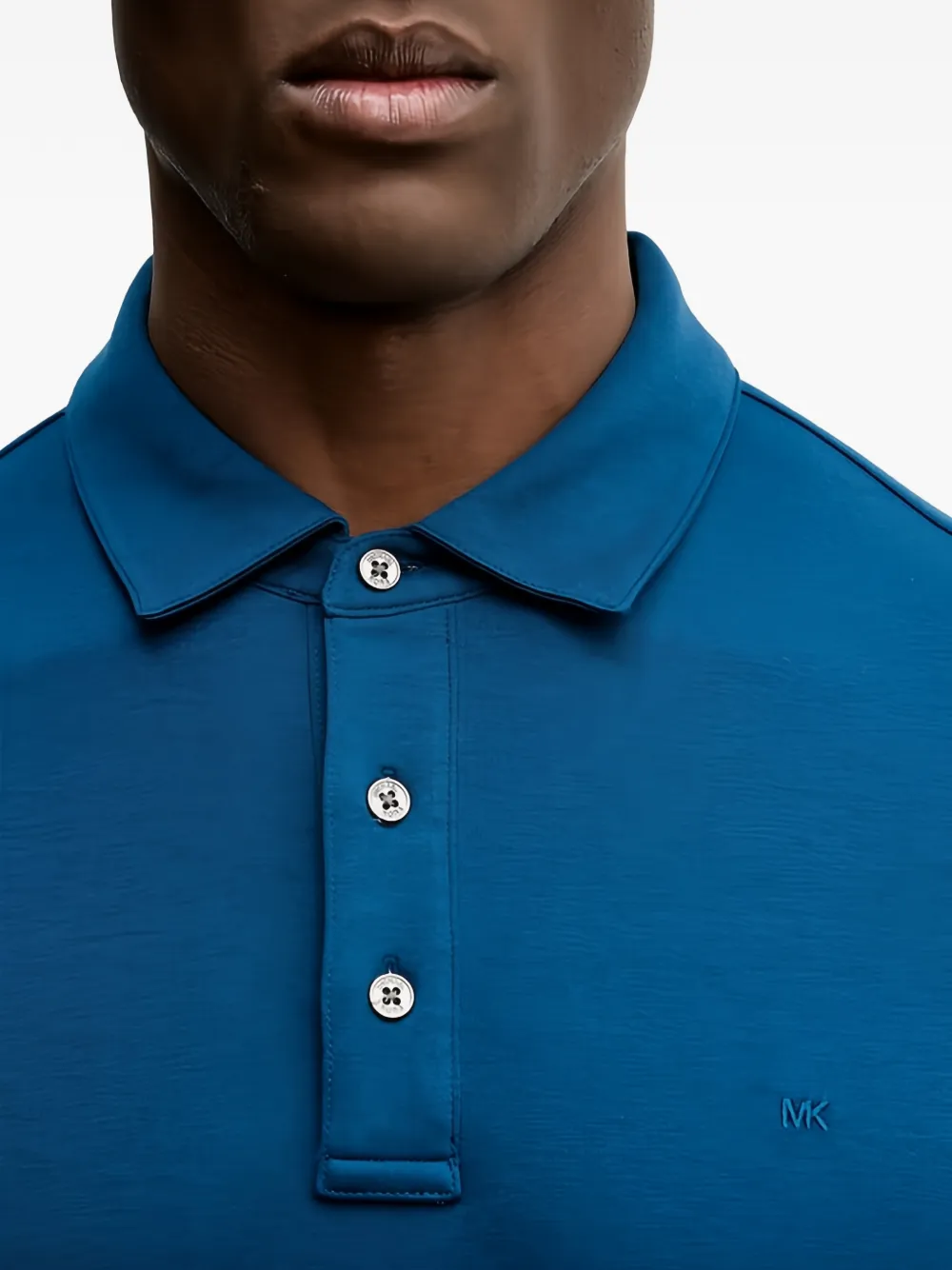 Michael Kors Poloshirt met knopen Blauw