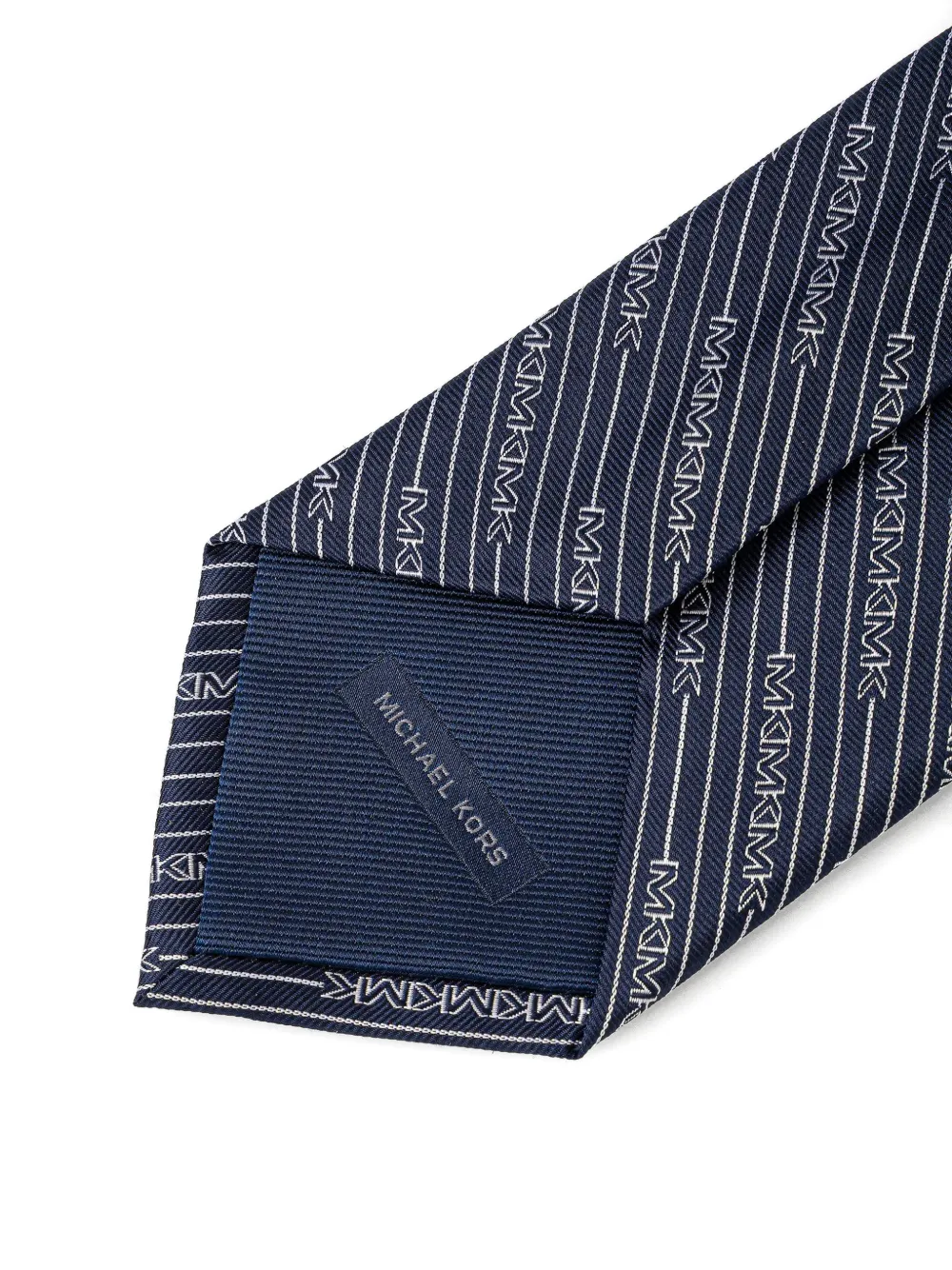 Michael Kors Gestreepte stropdas Blauw