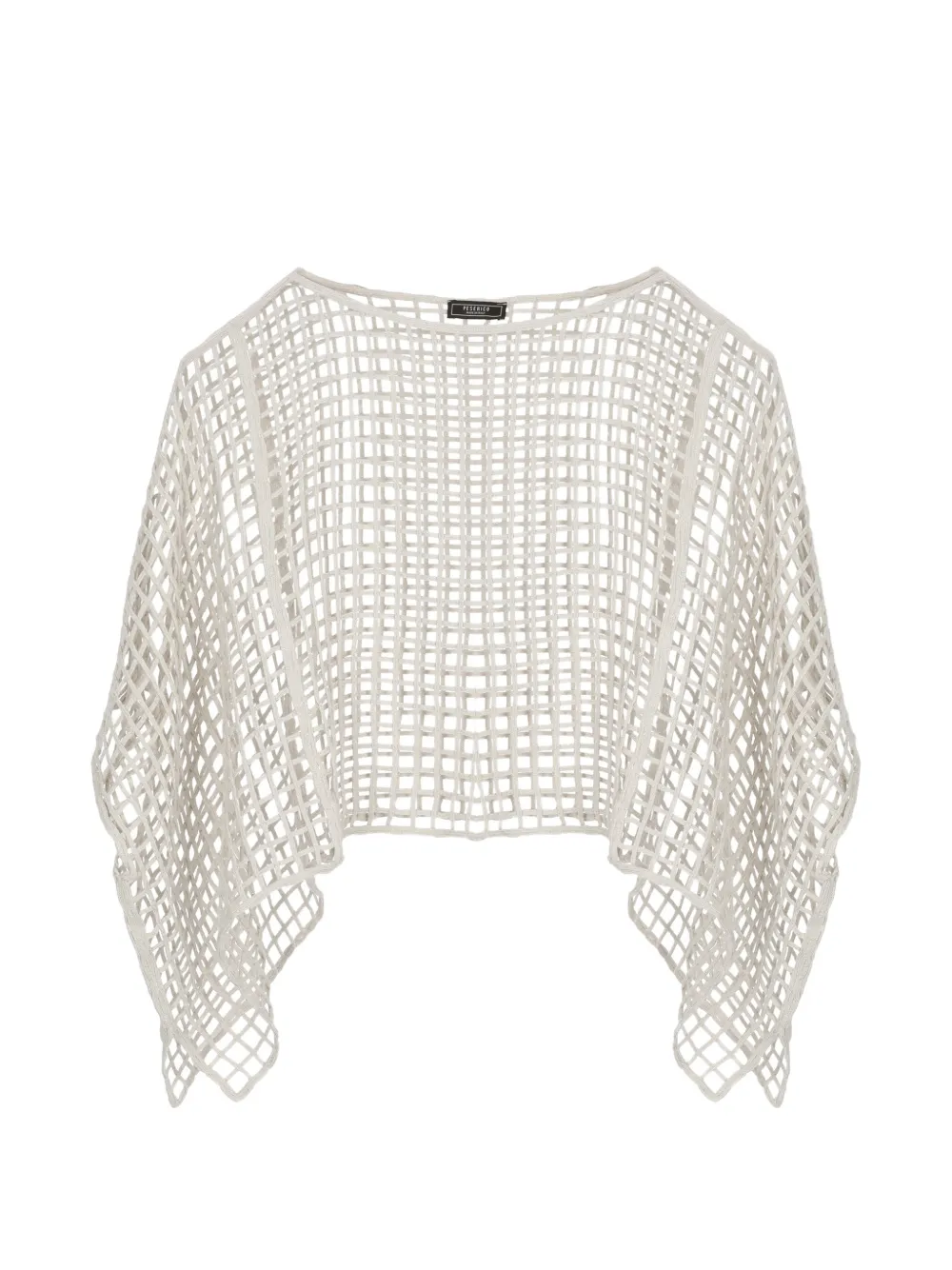 Peserico Aurea open-knit sweater - Toni neutri