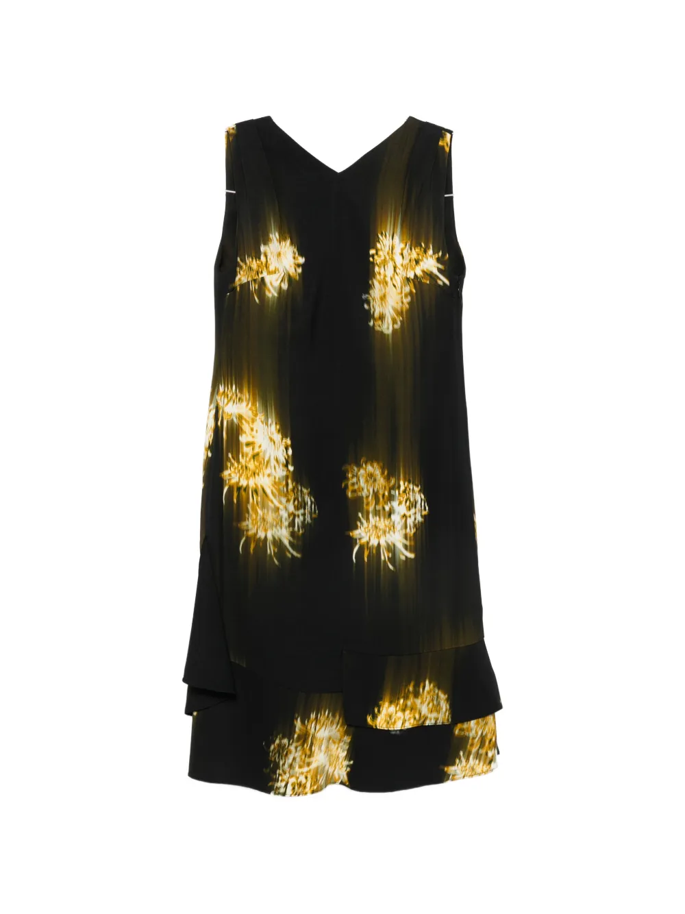 Proenza Schouler V-neck floral-print midi dress - Nero