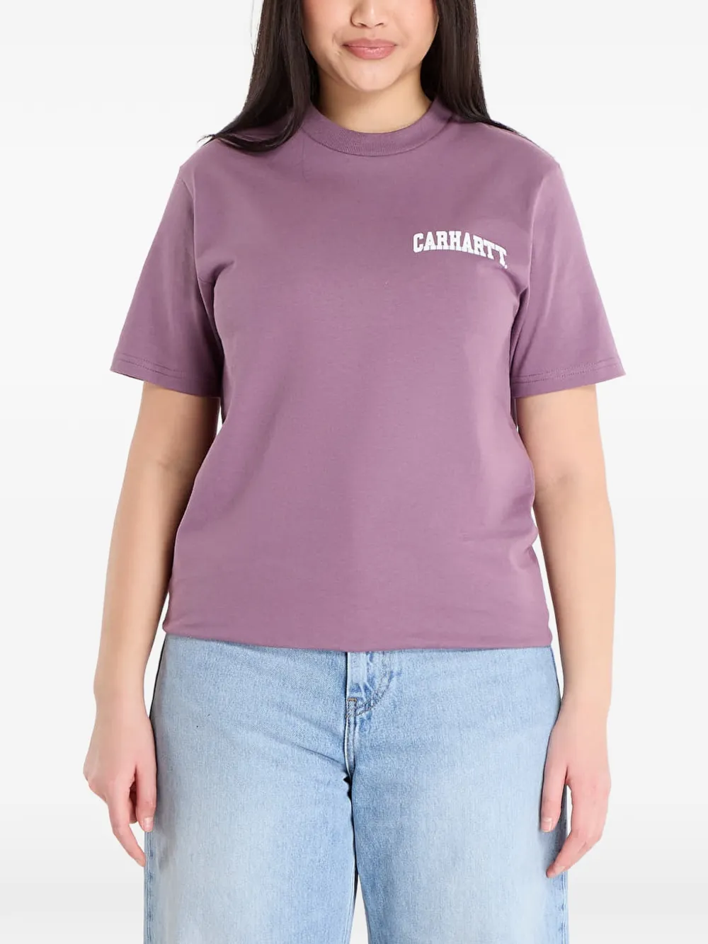 Carhartt WIP Script University T-shirt Paars