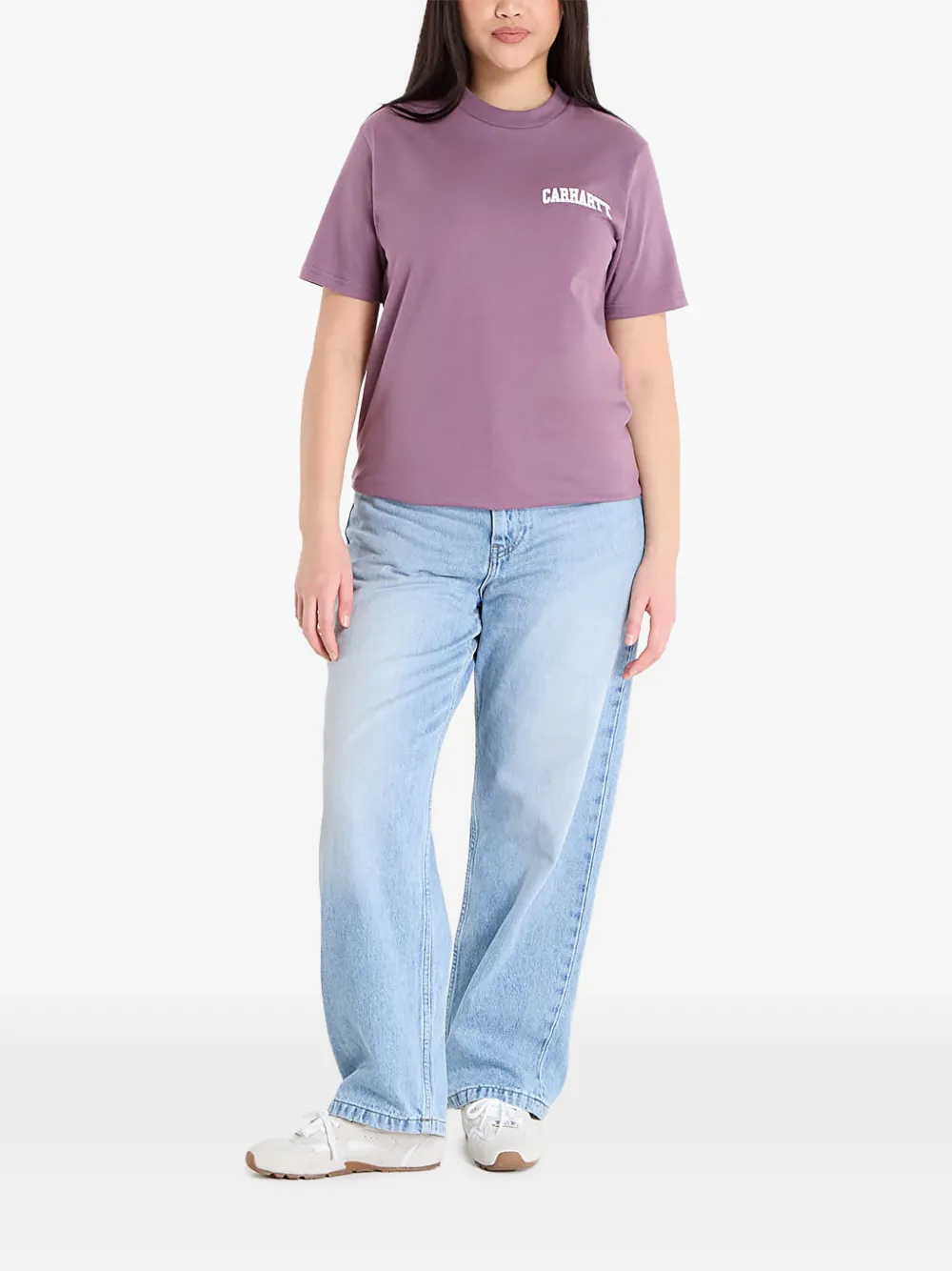 Carhartt WIP Script University T-shirt Paars