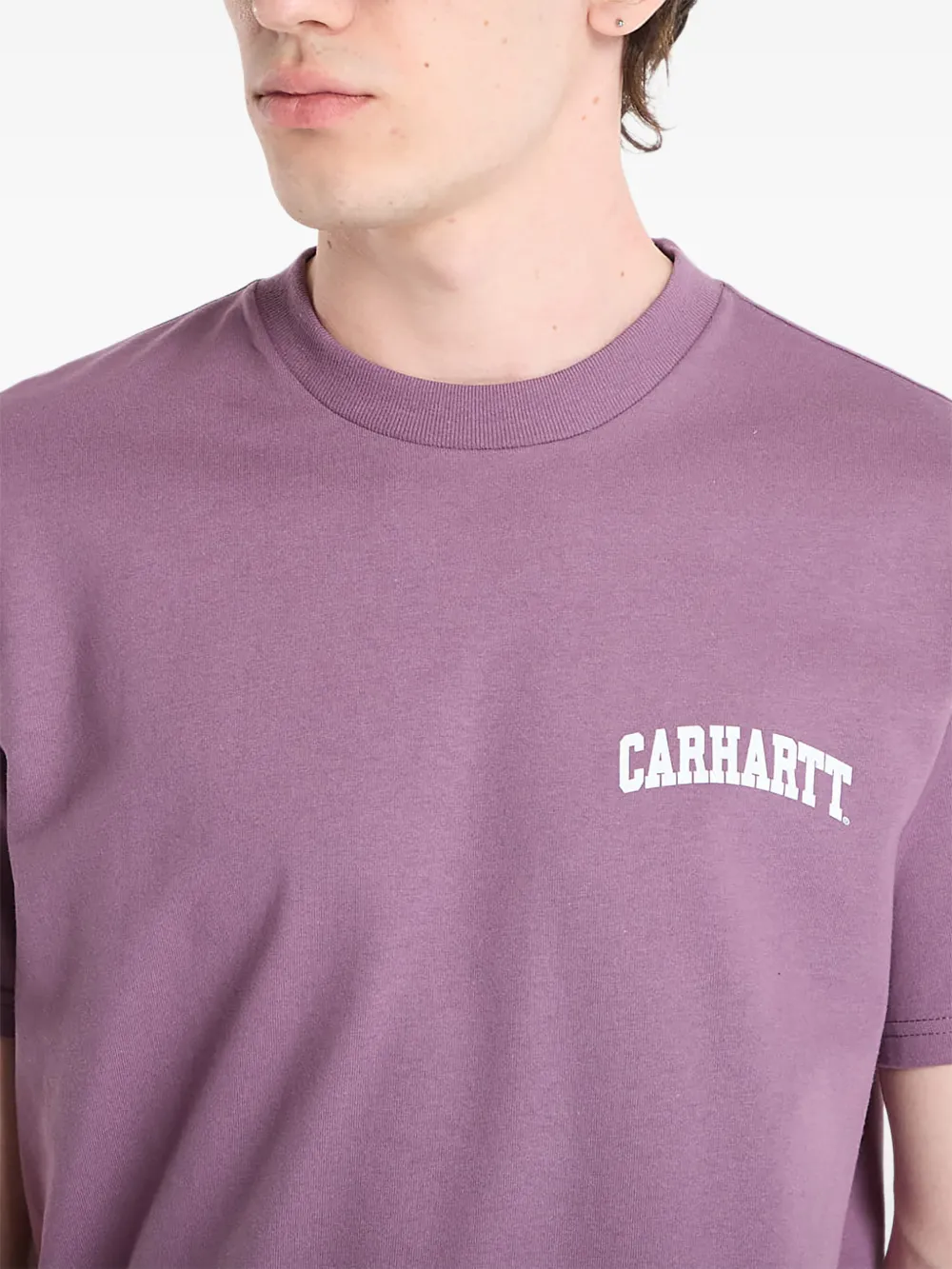 Carhartt WIP Script University T-shirt Paars