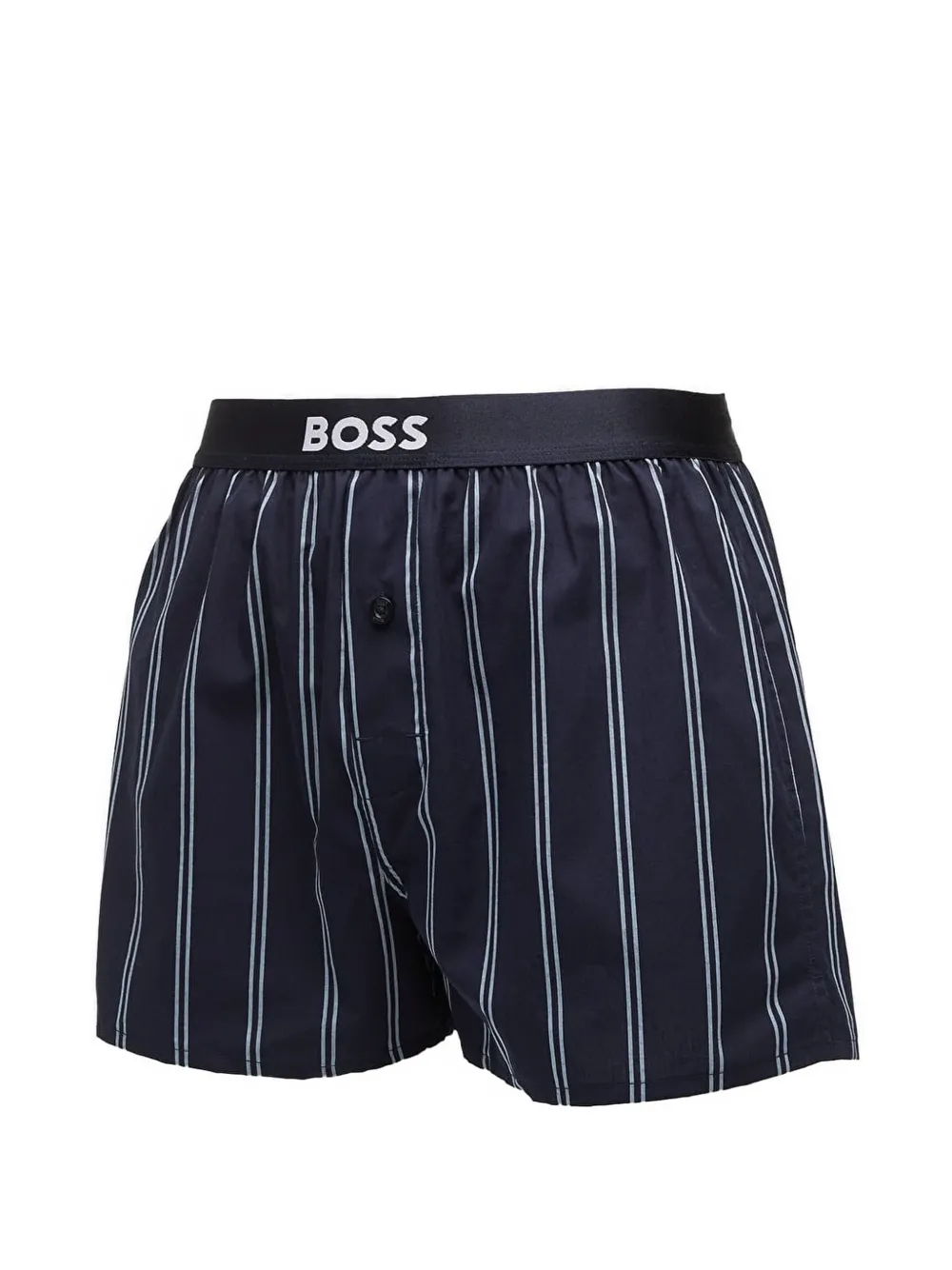 HUGO Gestreepte boxershorts Blauw