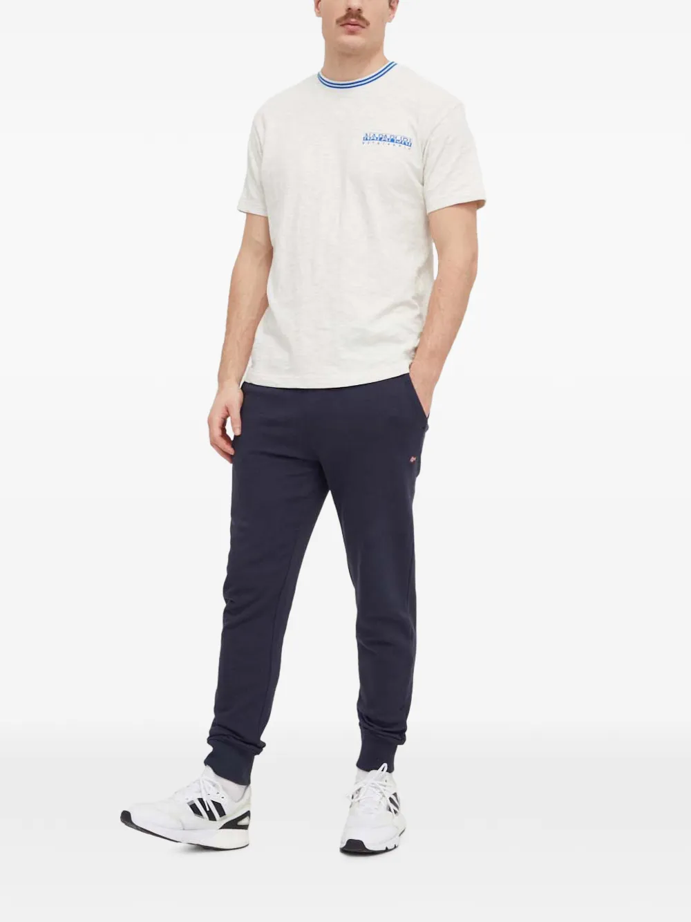 Napapijri Trainingsbroek met logopatch Blauw