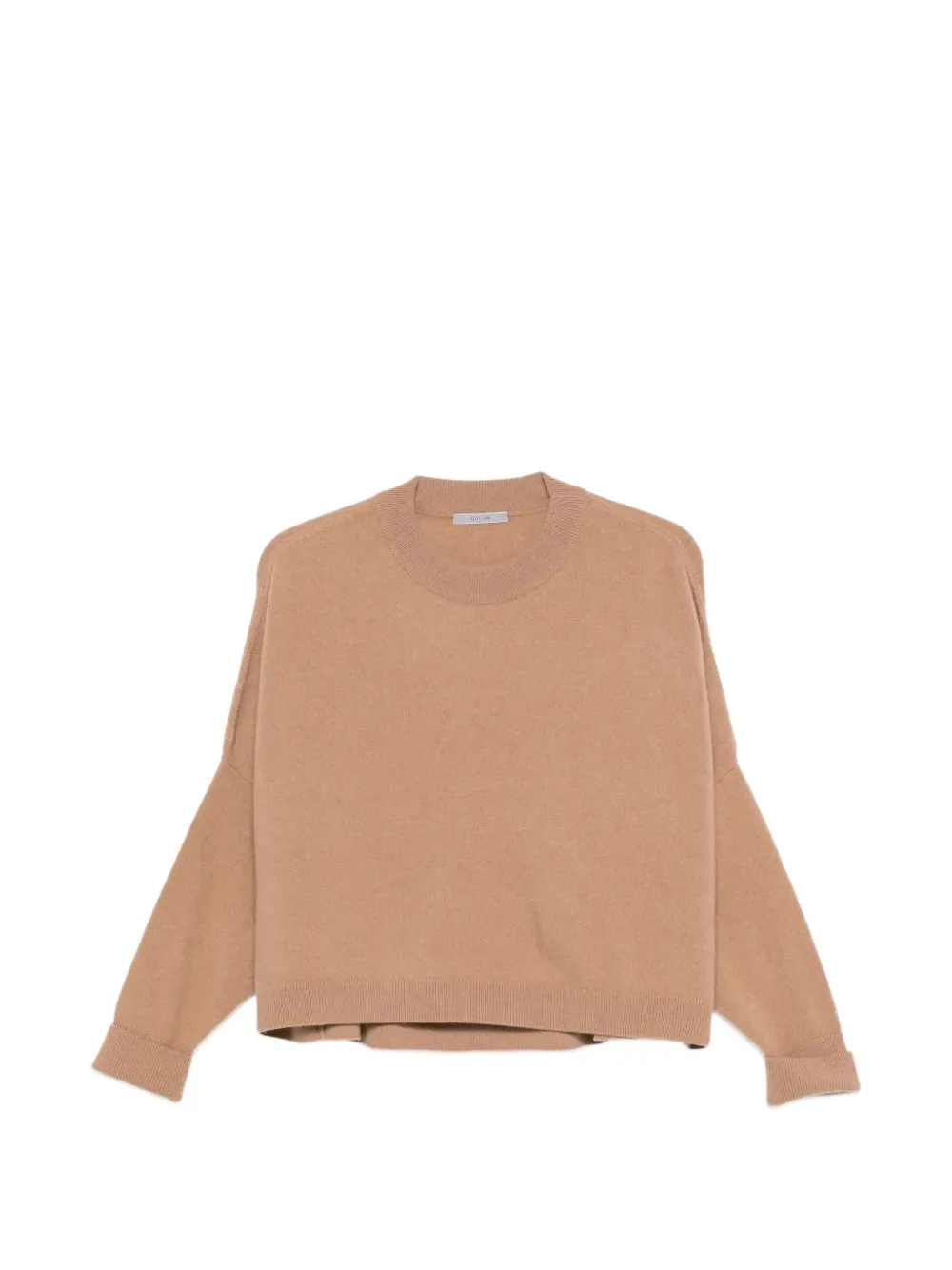 Alberta Ferretti crew-neck long-sleeve sweater - Toni neutri